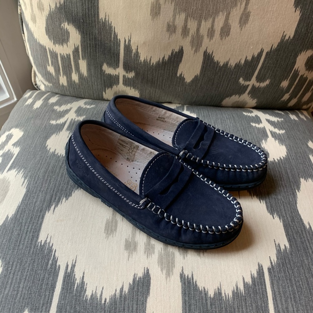 Kids Primigi sueded leather loafers